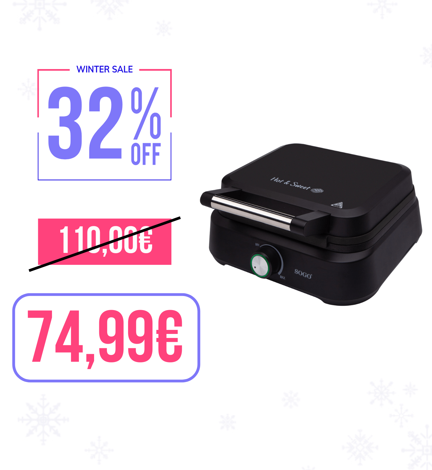 Macchina per cialde elettrica Sogo