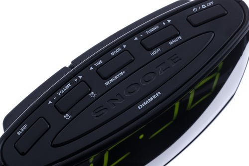 Radiosveglia Digitale FM AM con Display LED 48 mm, Doppio Allarme e Snooze Adler