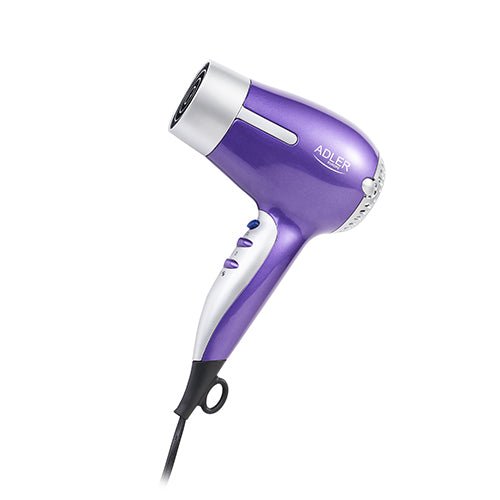 Asciugacapelli 1500W con Concentratore, 3 Temperature, 2 Velocità e Colpo d’Aria Fredda Adler
