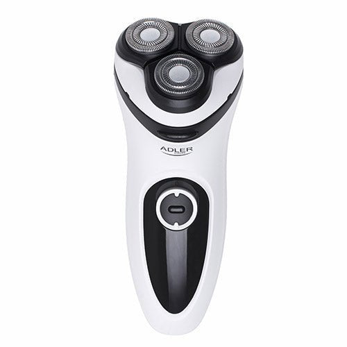 Rasoio Elettrico Uomo Rotante Ricaricabile con 3 Testine Flottanti e Trimmer Pop-Up Adler