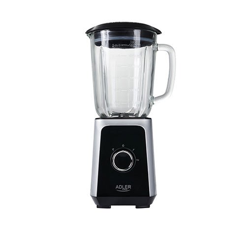 Frullatore a Vaso 1,5 Litri 1000W con Caraffa in Vetro, 2 Velocità e Pulse Adler