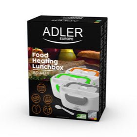 Scaldavivande Elettrico Portatile 1,1 Litri a 2 Scomparti con Contenitore Removibile e Cucchiaio Adler