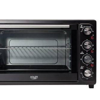 Forno Elettrico Ventilato 45 Litri 2000W con Girarrosto e Timer 60 Minuti Adler