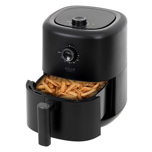 Friggitrice ad Aria 3 Litri 2200W con Timer 30 Minuti e Temperatura 80-200°C Adler