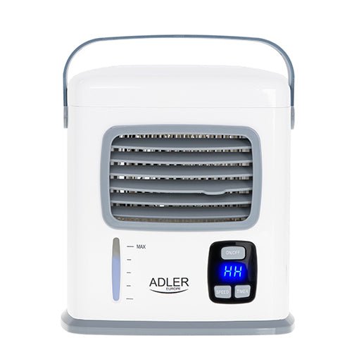 Raffrescatore Evaporativo Portatile 3 in 1 USB o Batterie 500 ml con Timer LCD Adler