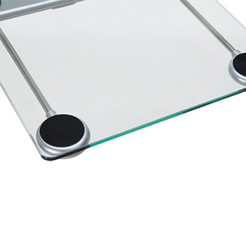 Bilancia Pesapersone Digitale 150 Kg in Vetro Temperato con Display LCD e Auto Spegnimento Adler