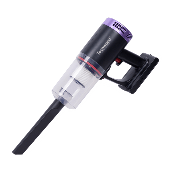 Techwood Aspirapolvere Verticale Senza Fili 2 in 1 18,5V 120W – Filtro HEPA, 35 Minuti, 800 ml