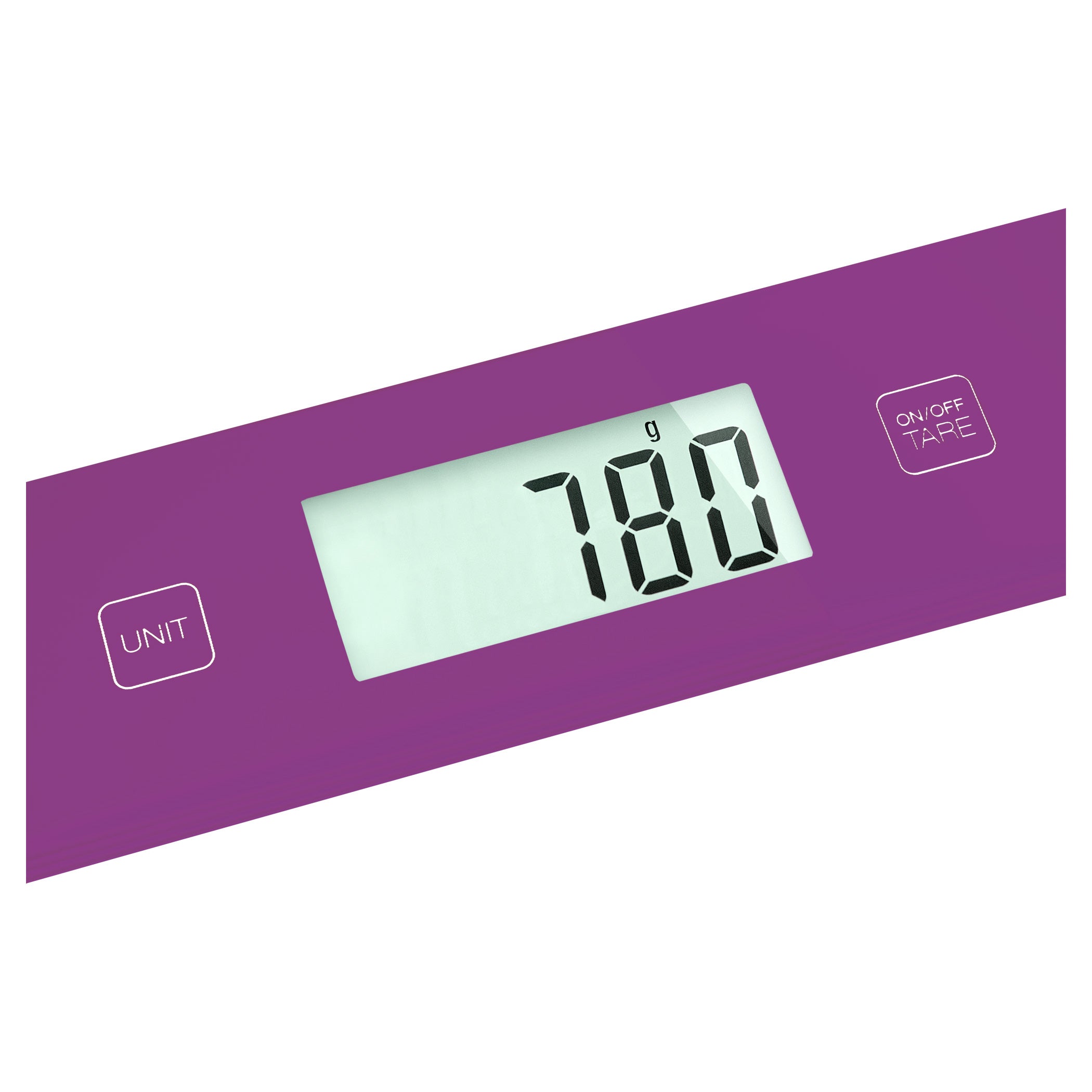 Bilancia da Cucina Digitale Touch in Vetro 5 Kg Precisione 1 g con Tara Sencor Viola