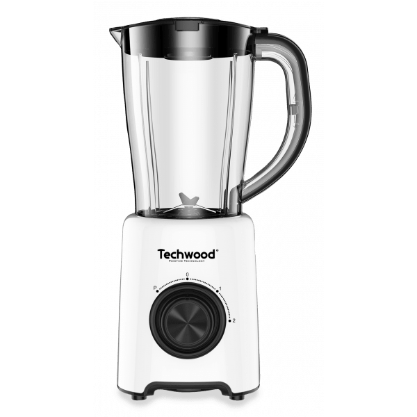 Techwood Frullatore da Cucina 500W – Caraffa 1,5L, 2 Velocità, Pulse, Lame in Acciaio Inox