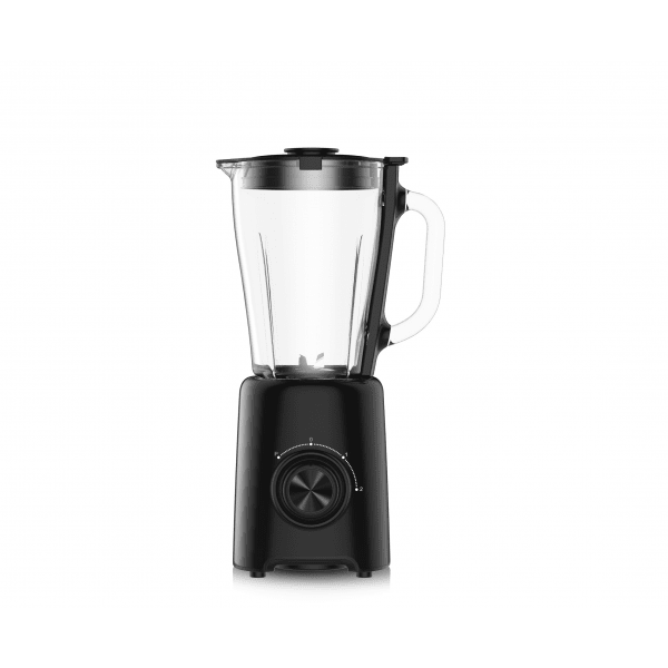 Techwood Frullatore con Caraffa in Vetro 1,5L 500W – 2 Velocità, Pulse, Lame in Acciaio Inox