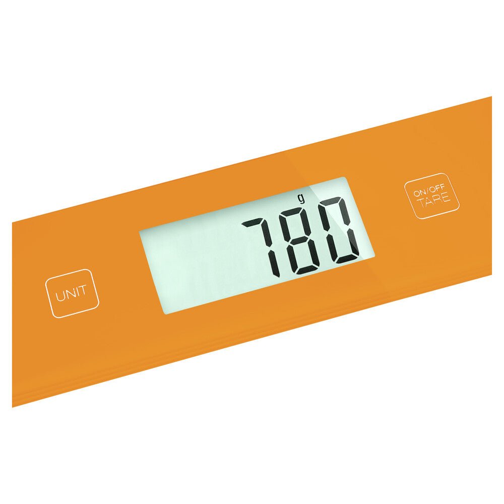 Bilancia da Cucina Digitale in Vetro 5 Kg Precisione 1 g Touch con Tara Sencor Arancione