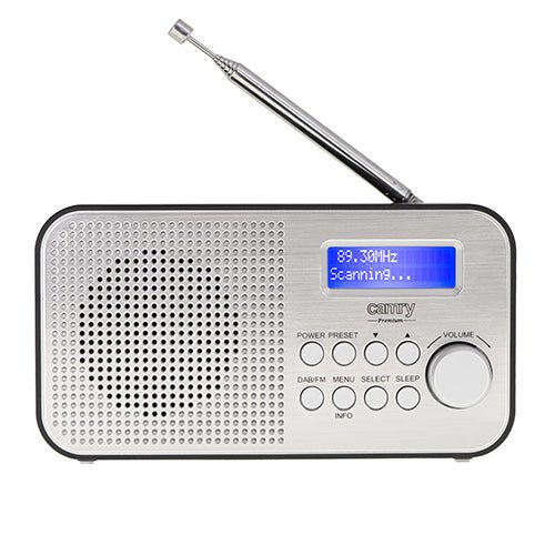 Radio Digitale Portatile DAB+ FM Ricaricabile con Display LCD e Jack Cuffie Camry