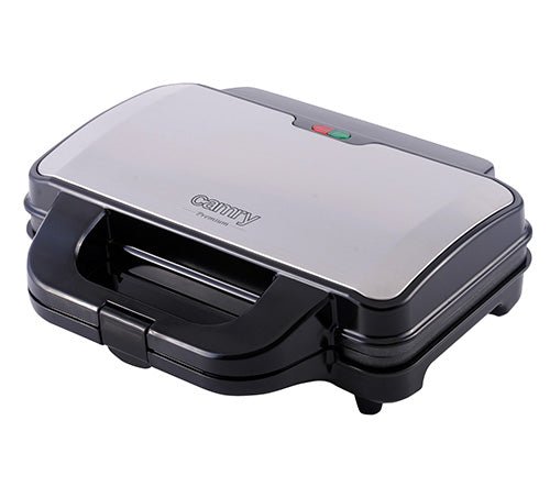 Piastra per Panini XL 1300W per 2 Sandwich con Piastre Antiaderenti e Termostato Camry