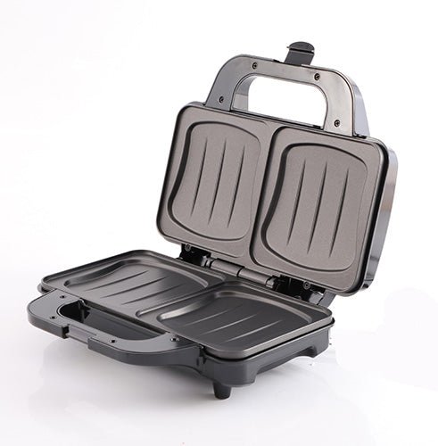 Piastra per Panini XL 1300W per 2 Sandwich con Piastre Antiaderenti e Termostato Camry