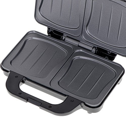 Piastra per Panini XL 1300W per 2 Sandwich con Piastre Antiaderenti e Termostato Camry