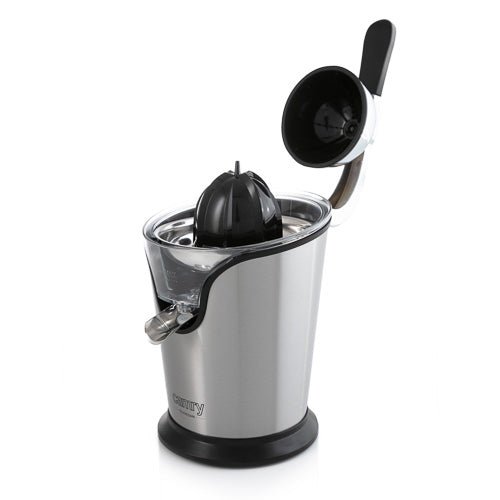 Spremiagrumi Elettrico a Leva 500W in Acciaio Inox con 2 Coni e Sistema Antigoccia Camry