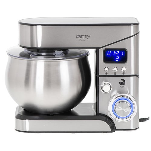 Camry Impastatrice Planetaria 5L 2000W – Timer LCD, Ciotola in Acciaio Inox