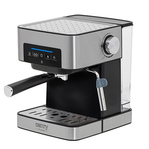 Camry Macchina per Caffè Espresso 15 Bar 1,6L – Montalatte, Pannello Touch