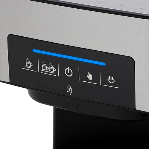 Camry Macchina per Caffè Espresso 15 Bar 1,6L – Montalatte, Pannello Touch