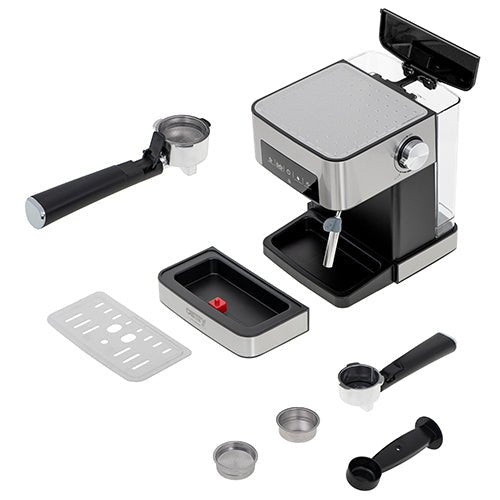 Camry Macchina per Caffè Espresso 15 Bar 1,6L – Montalatte, Pannello Touch