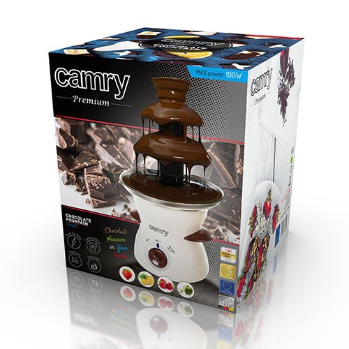 Camry Fontana di Cioccolato 500 ml 3 Livelli 190W – Riscaldamento Separato