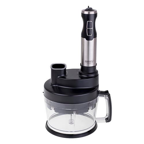 Camry Frullatore a Immersione Multifunzione 1600W – Tritatutto, Ciotola 2L, Frusta
