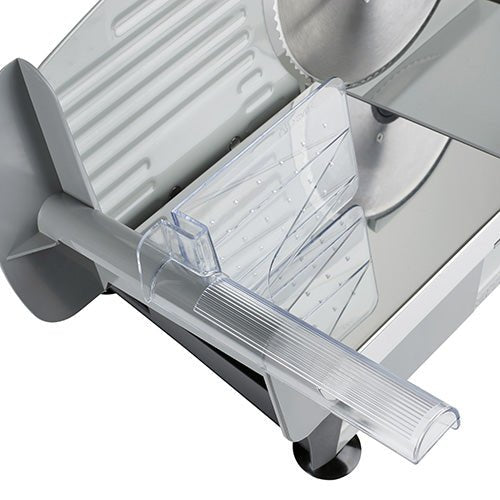 Camry Affettatrice Elettrica 19 cm – Lama in Acciaio Inox, Taglio Regolabile 0-15 mm