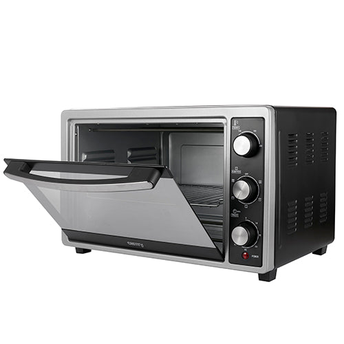 Camry Forno Elettrico Ventilato 35L 2200W – Girarrosto, Timer 60 Minuti