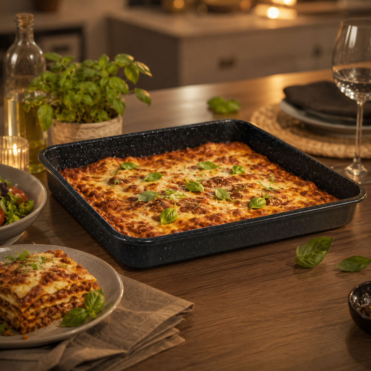Teglia quadrata 34x34 cm da forno - Dolce & Salato GMD