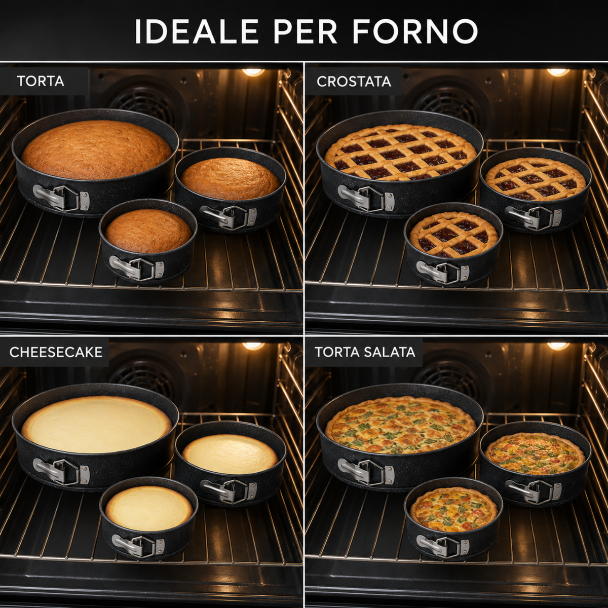 Set 3 tortiere apribili 24 - Dolce & Salato GMD