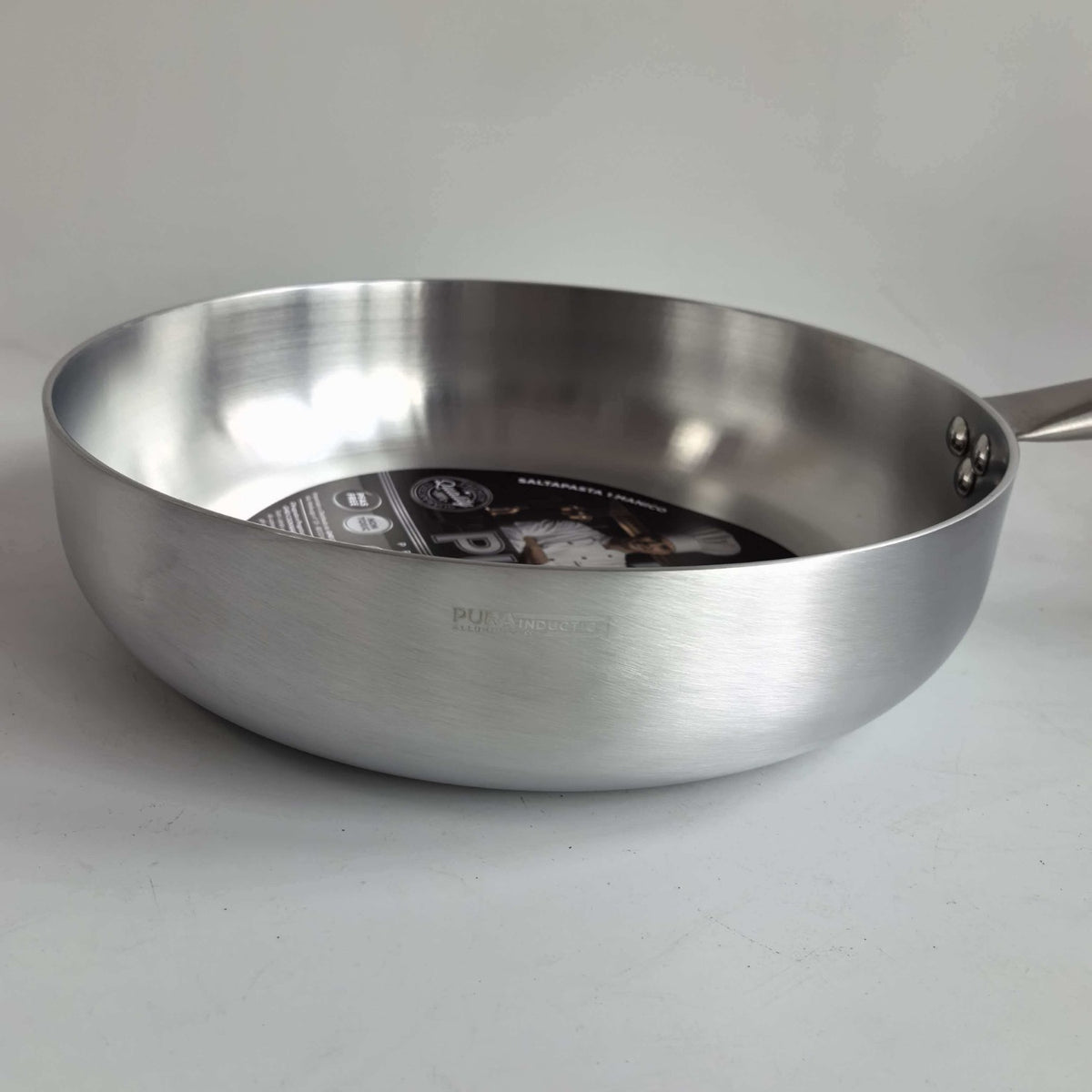 Saltapasta in alluminio puro senza rivestimento 24 cm - Pura GMD