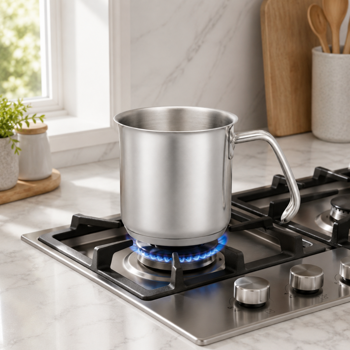 Bollilatte 10 cm in acciaio inox 18/10 - Divinox GMD