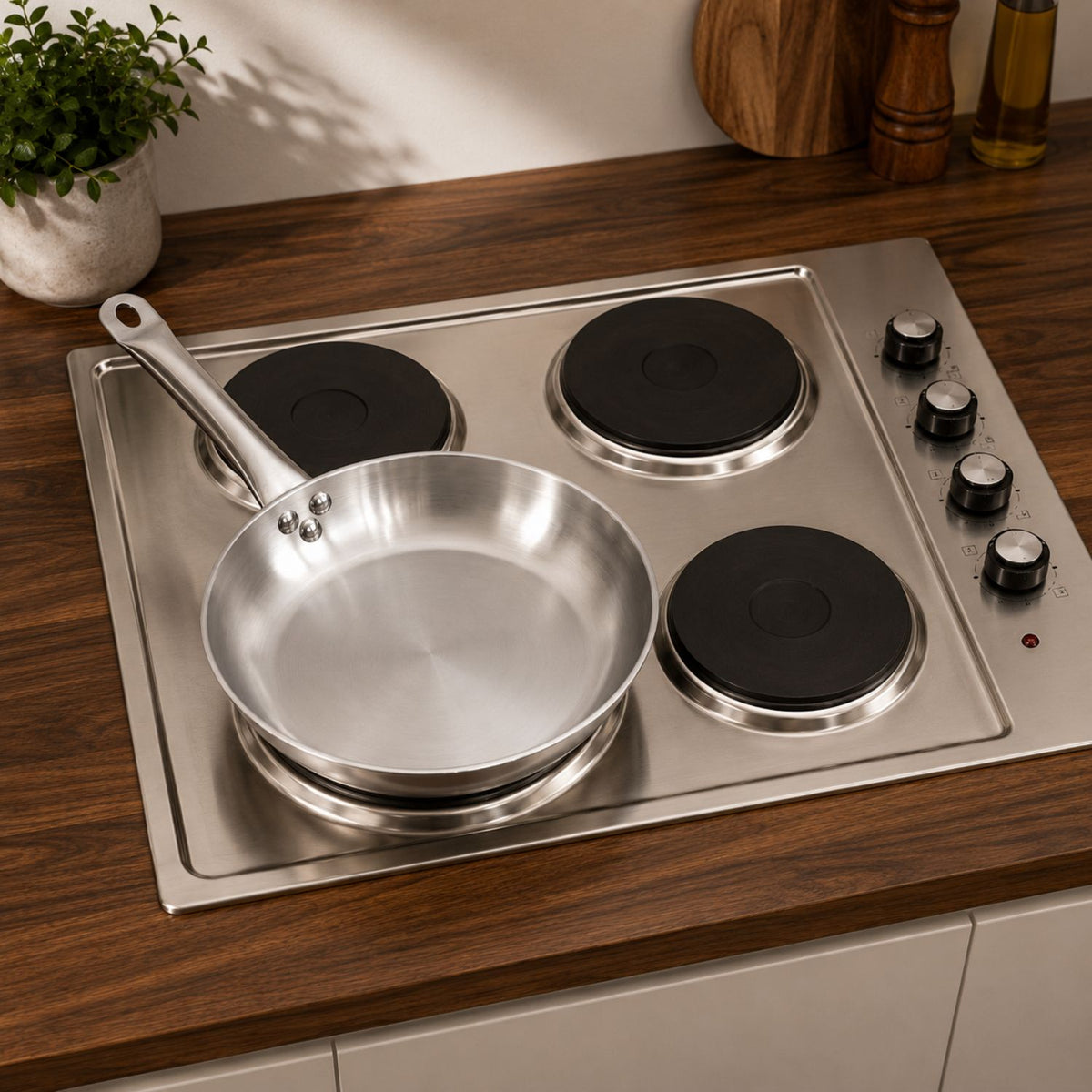 Padella in alluminio puro senza rivestimento 24 cm - Pura GMD