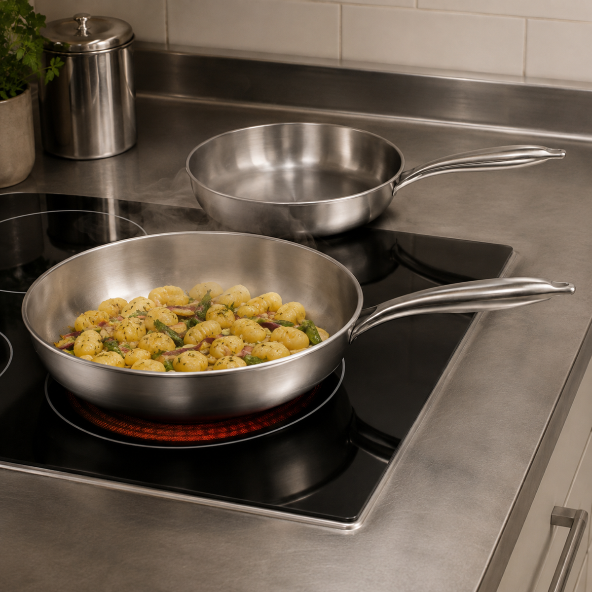 Set 2 saltapasta 24 e 28 cm Tri-Ply - GMD