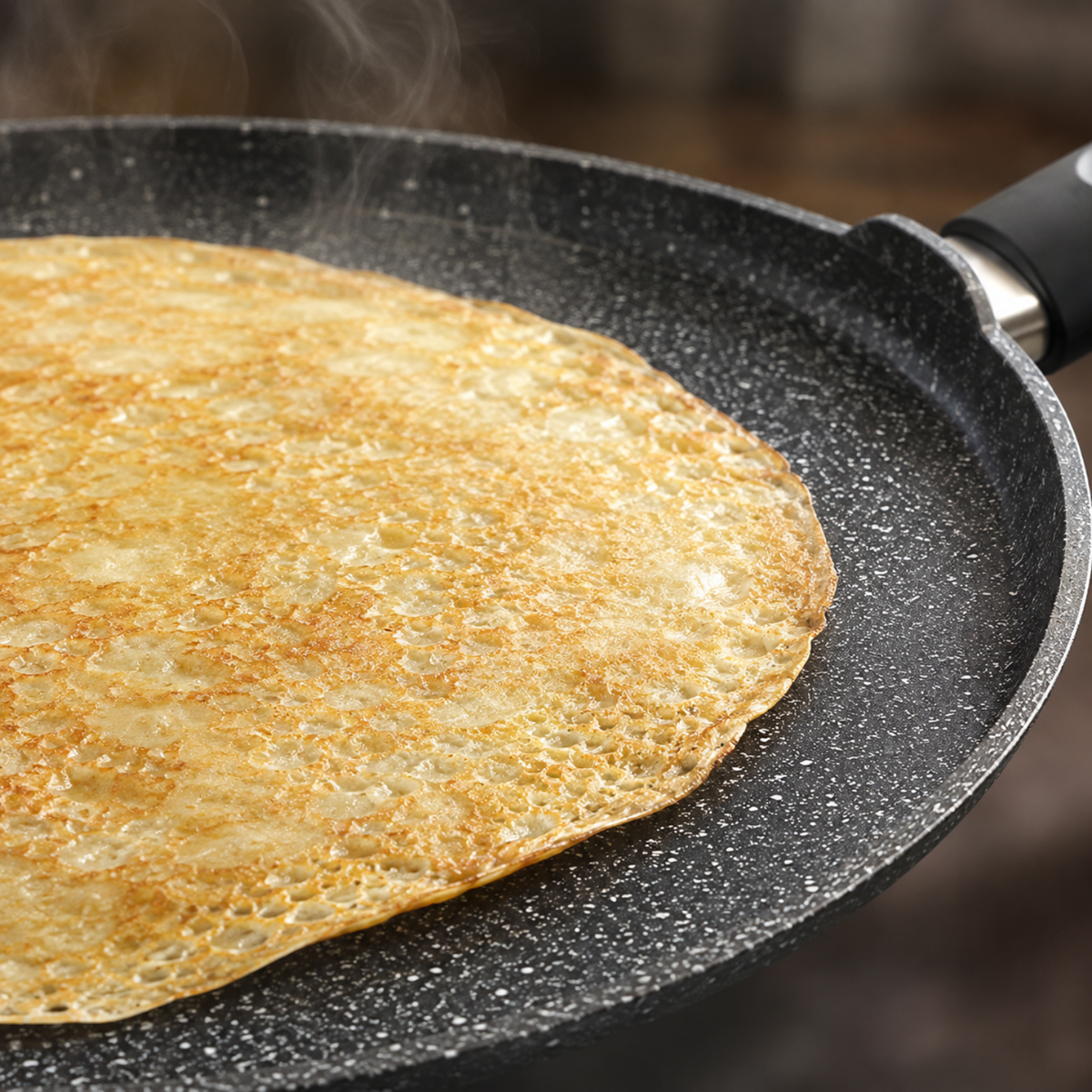 Crepiera antiaderente 28 cm per crepes - Pietra Lavica GMD