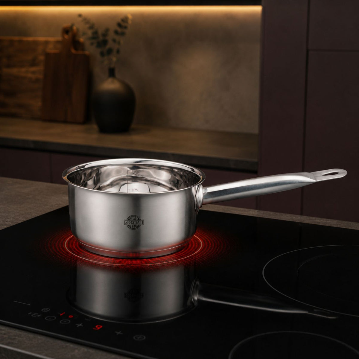 Set 3 casseruole in acciaio inox 18/10 da 12 - Divinox GMD
