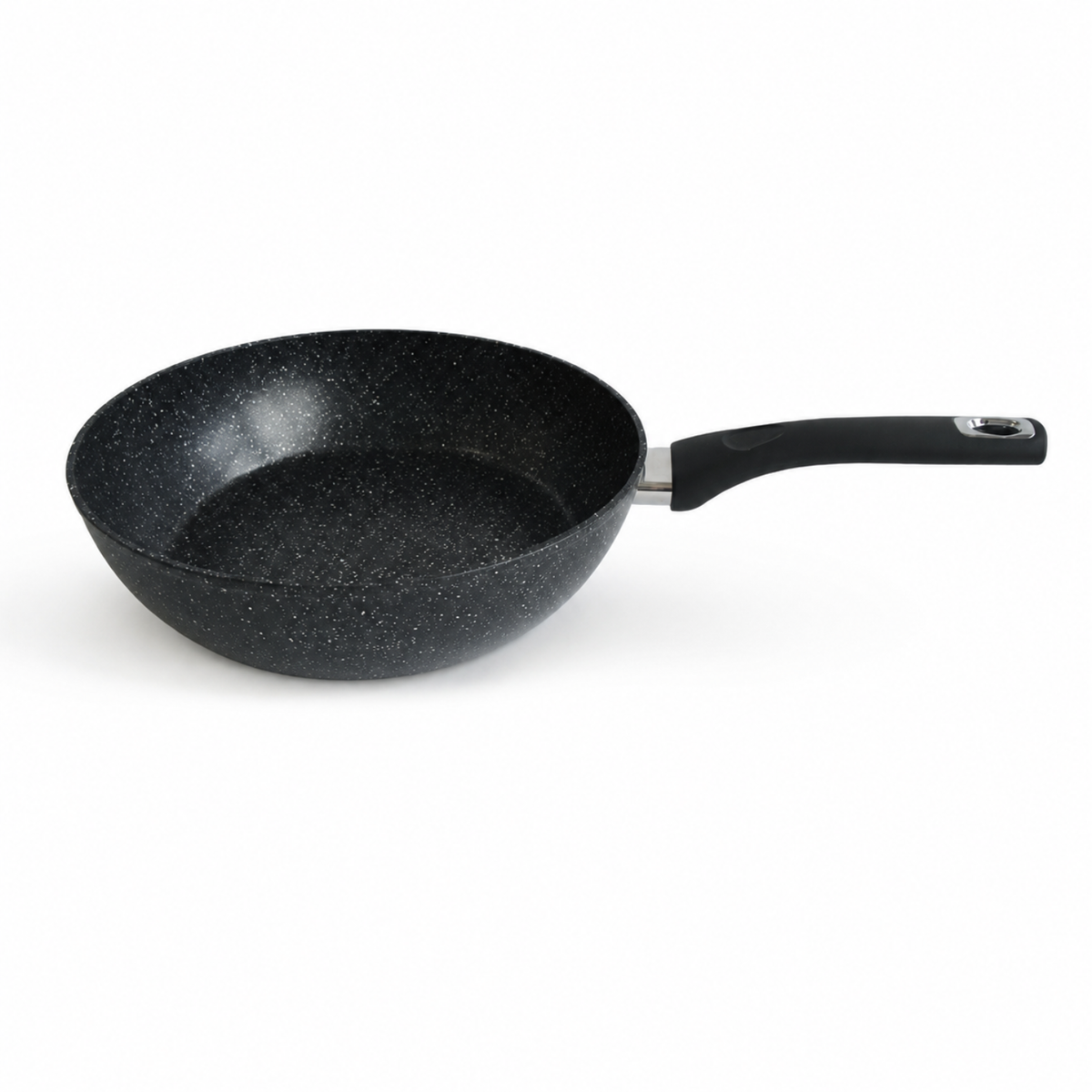 Padella alta antiaderente 32 cm in alluminio forgiato effetto pietra - Pietra Lavica GMD