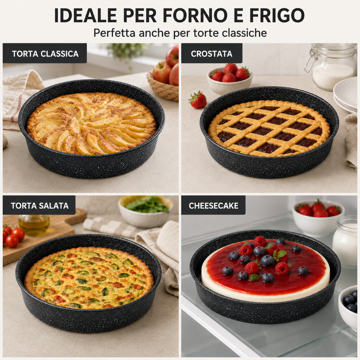 Tortiera 22 cm - Dolce & Salato GMD