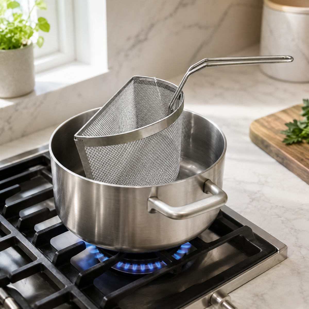 Spicchio bollipasta 22 cm in acciaio inox 18/10 per cuocere la pasta - GMD - GMD