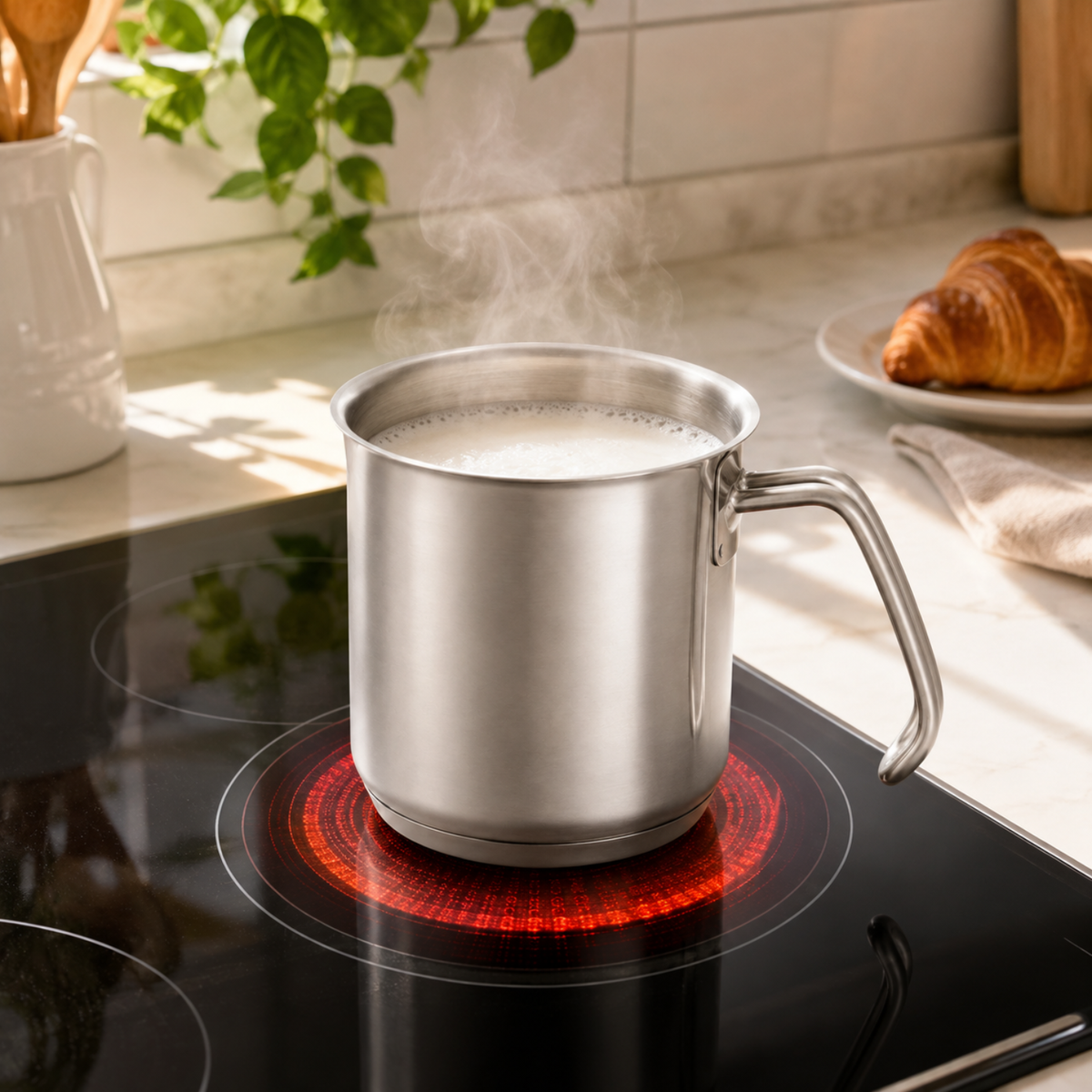 Bollilatte 10 cm in acciaio inox 18/10 - Divinox GMD