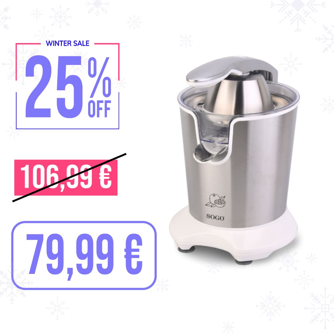 Spremiagrumi Elettrico a leva 160 W in acciaio INOX