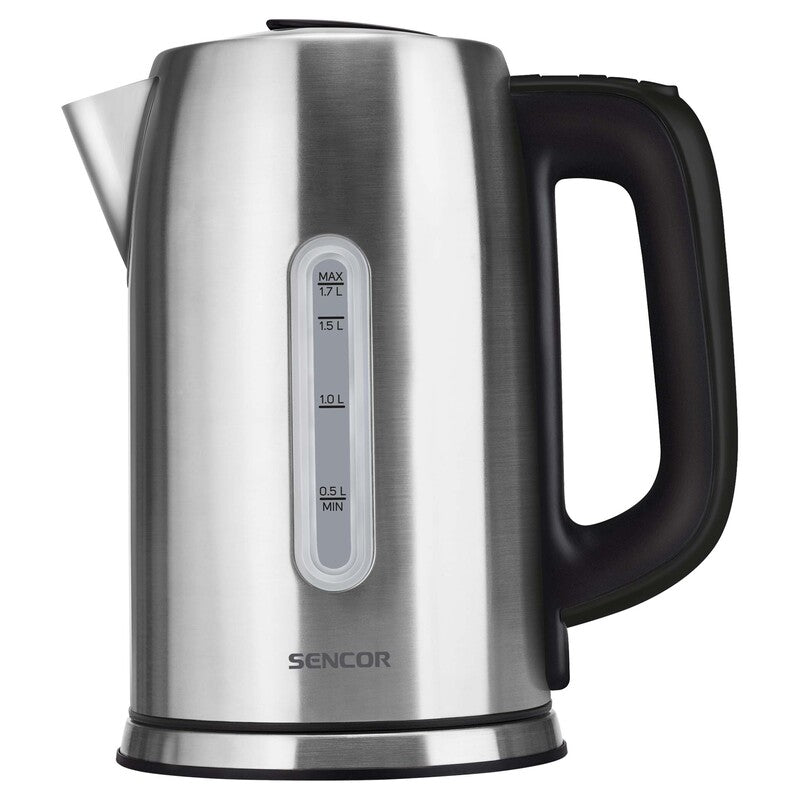 Bollitore elettrico temperatura variabile 1,7 L 2400W acciaio inox con display LCD e mantenimento calore Sencor