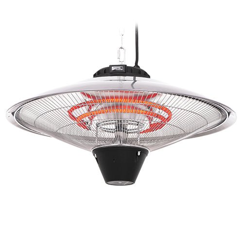 Gerlach Riscaldatore Elettrico da Soffitto 2100W IP24 – Per Esterno, Telecomando, Timer