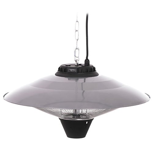 Gerlach Riscaldatore Elettrico da Soffitto 2100W IP24 – Per Esterno, Telecomando, Timer