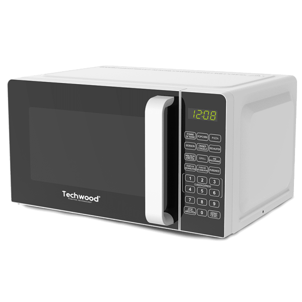 Techwood Forno a Microonde con Grill 20 Litri 700W Digitale – 11 Livelli di Potenza, TMO-2020D