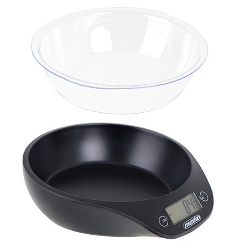 Mesko Bilancia da Cucina Digitale con Ciotola 700 ml 5 Kg – LCD, Tara, Precisione 1g