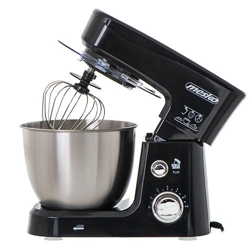 Impastatrice Planetaria 3,5 Litri 1200W con Ciotola in Acciaio Inox 6 Velocità Mesko