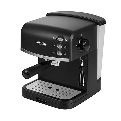 Mesko Macchina Caffè Espresso 15 Bar 1,5L – Montalatte, Serbatoio Estraibile