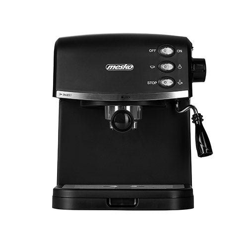Mesko Macchina Caffè Espresso 15 Bar 1,5L – Montalatte, Serbatoio Estraibile