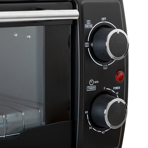 Mesko Mini Forno Elettrico 12 Litri 1000W – Timer, Doppia Resistenza al Quarzo